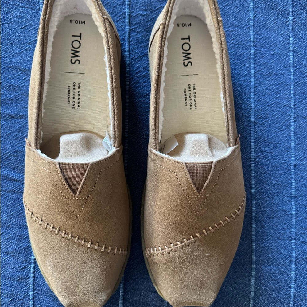 TOMS Women's Brown Suede Loafers